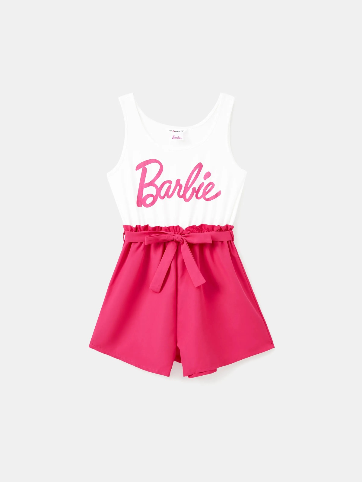 Girls Barbie Set | Ruffle Sleeve Tee + Pink Ruffle Shorts 6 m - 8 y