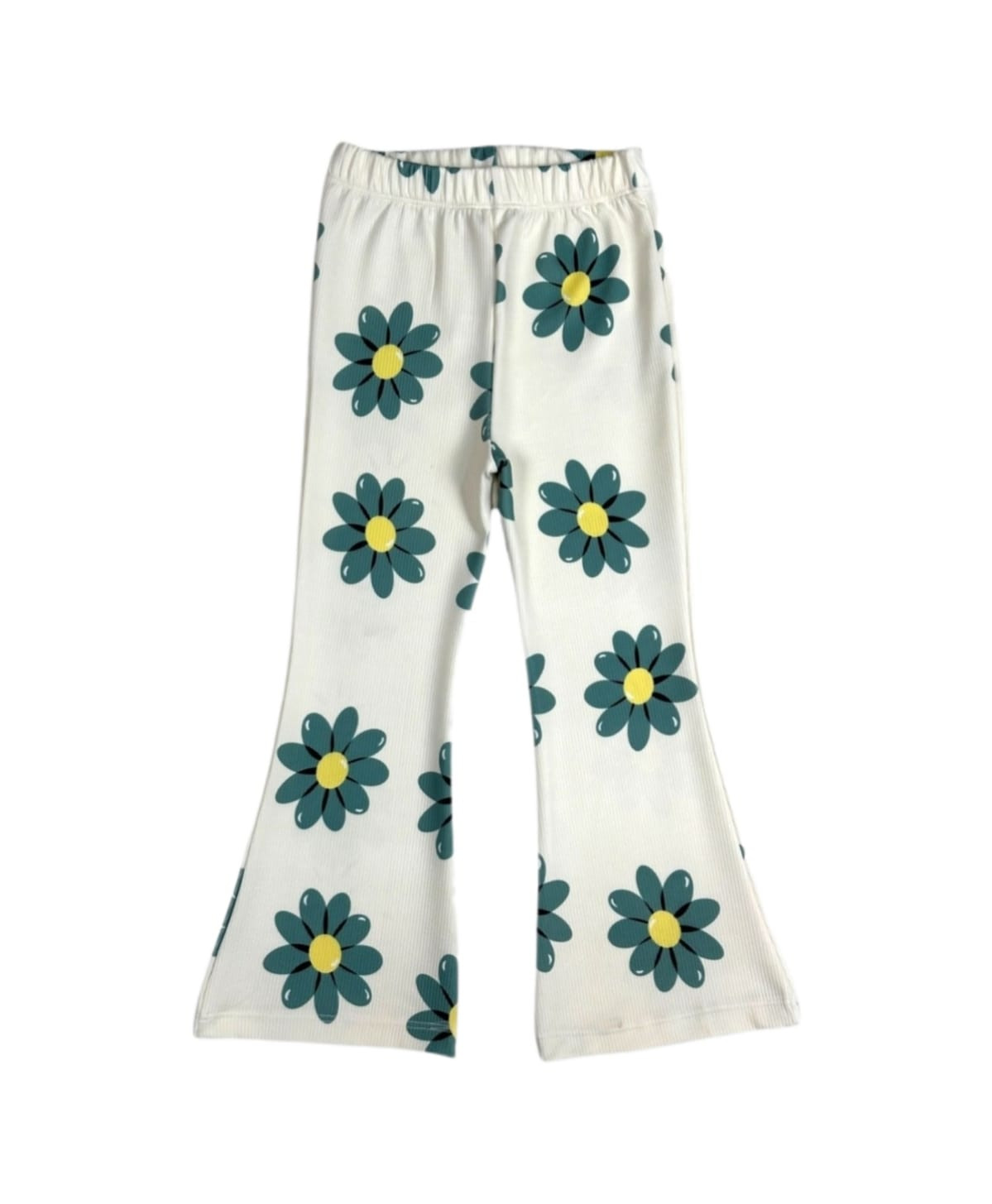 Purple Daisy Flower Flare Pants   2 years to 14 years