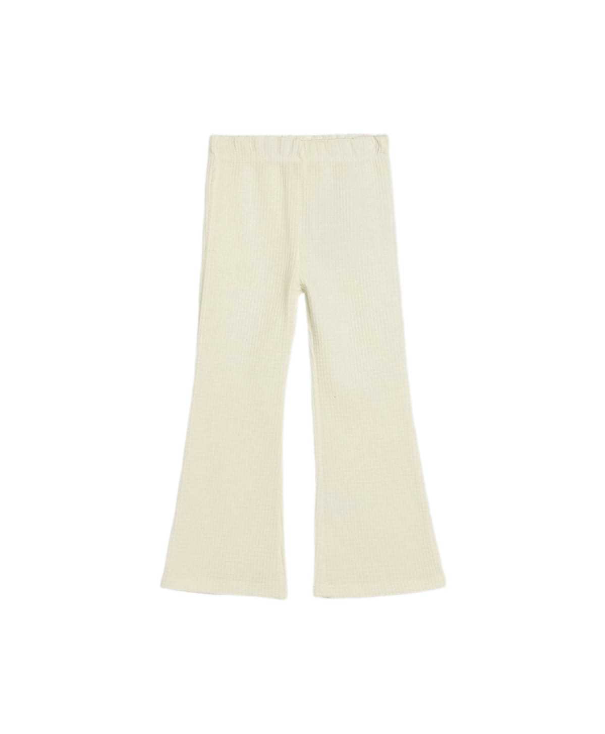 Little Girls Off-White Bell Bottom Pants   2 year to 14 years